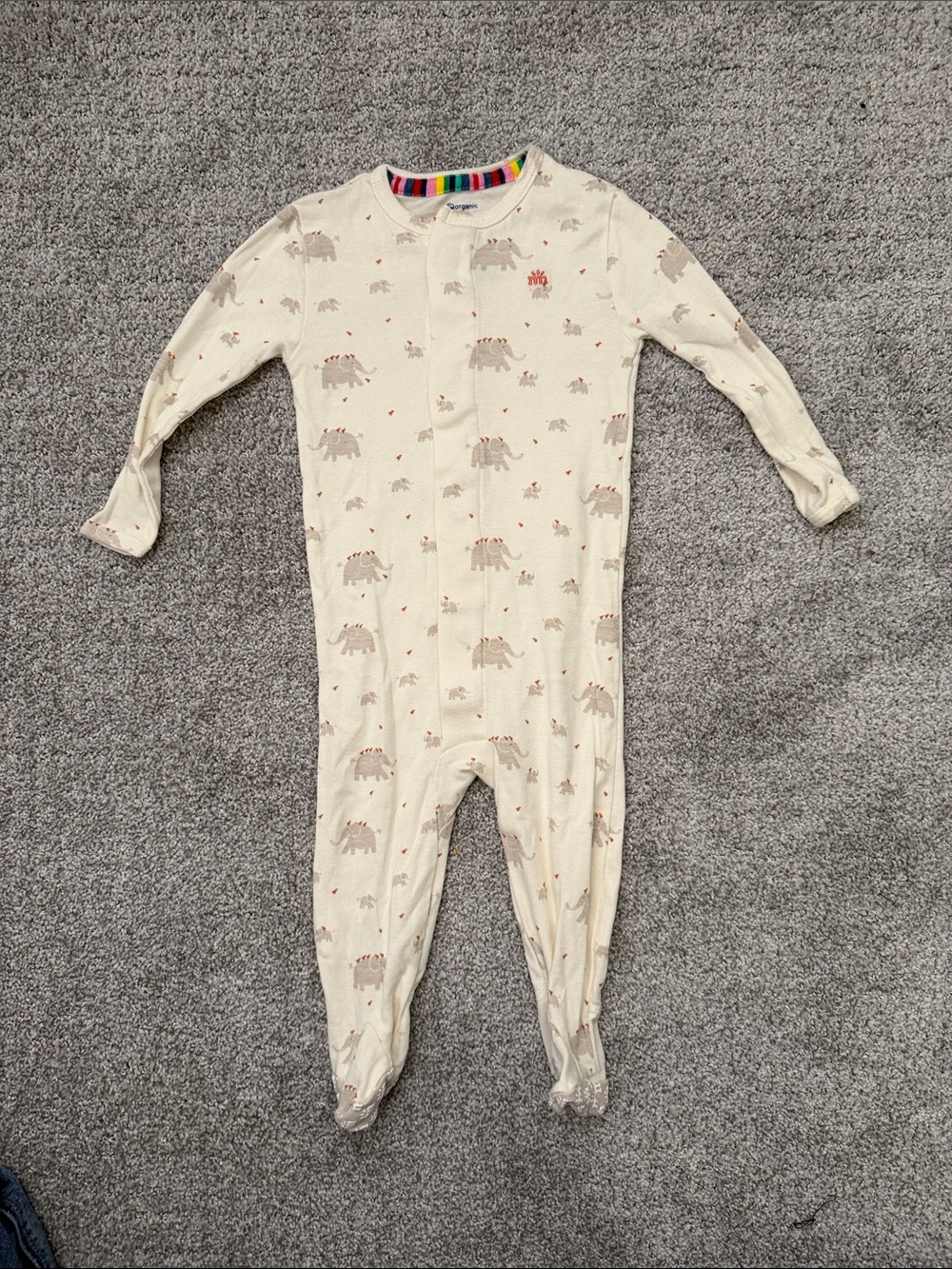 Magnetic Me Footie Pajamas PJs Elephant and Bird
